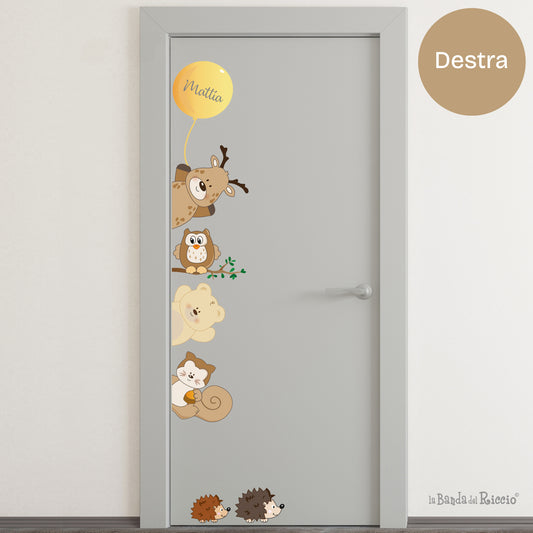 Adesivi contorno porta Amici del Bosco
