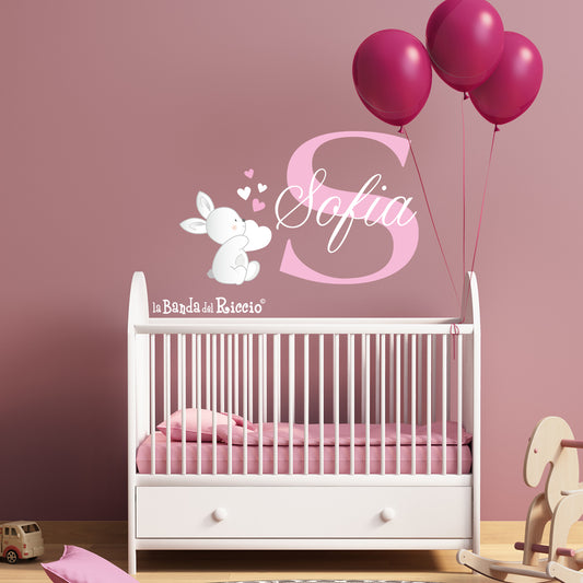 Personalized name with Bunny