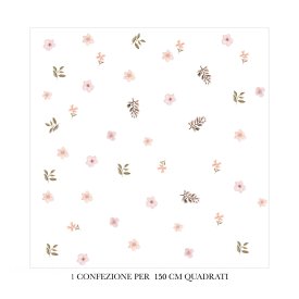 Romantic flowers and Leaves Pattern