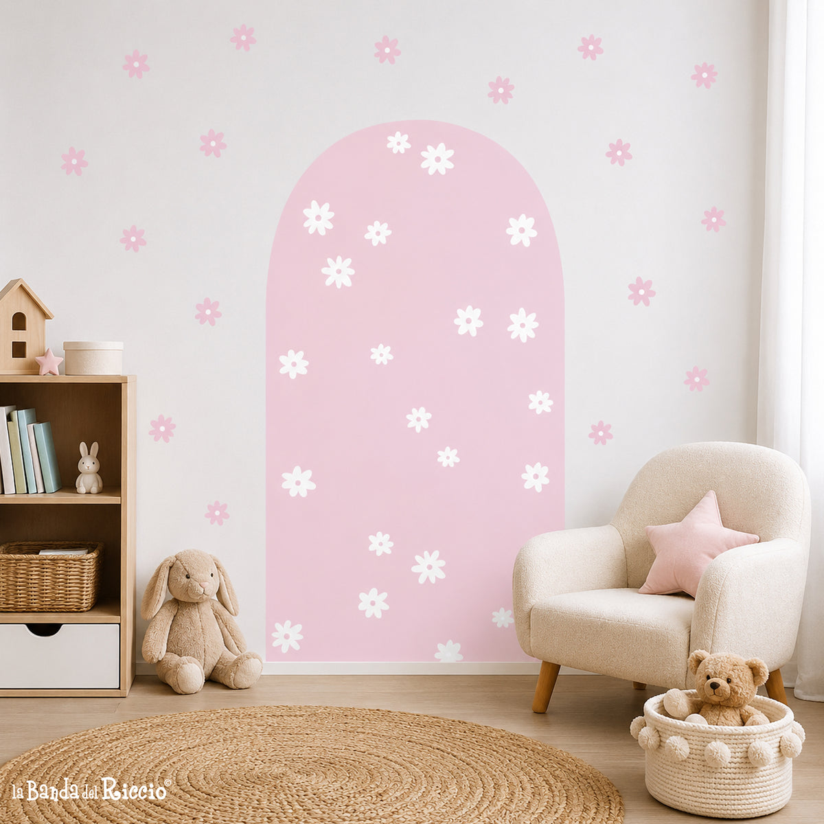 Arco Boho con margherite