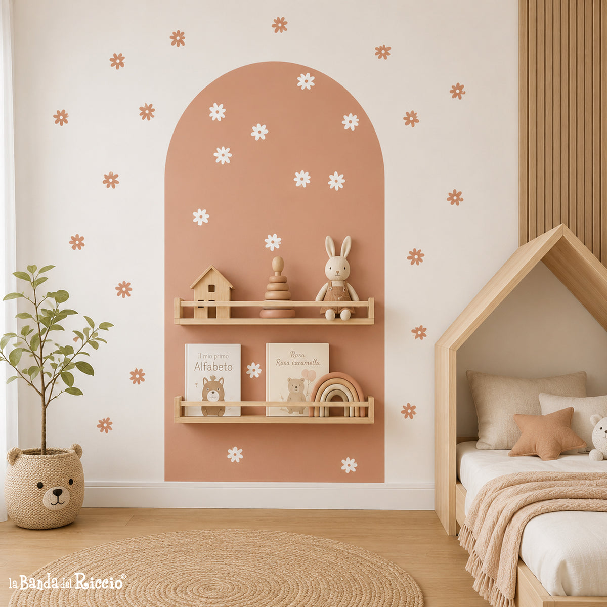 Arco Boho con margherite