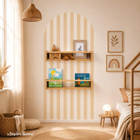 Striped Boho Wall Arch for Children's Room