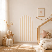Striped Boho Wall Arch for Children's Room