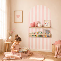 Striped Boho Wall Arch for Children's Room