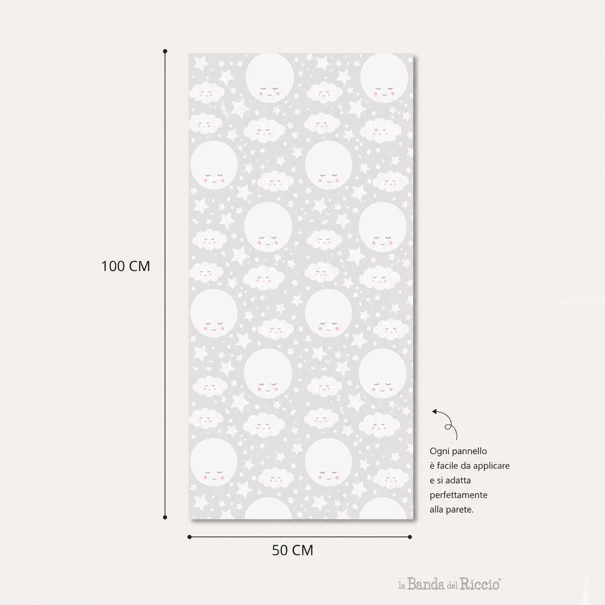 Dreamy Moon Wainscoting