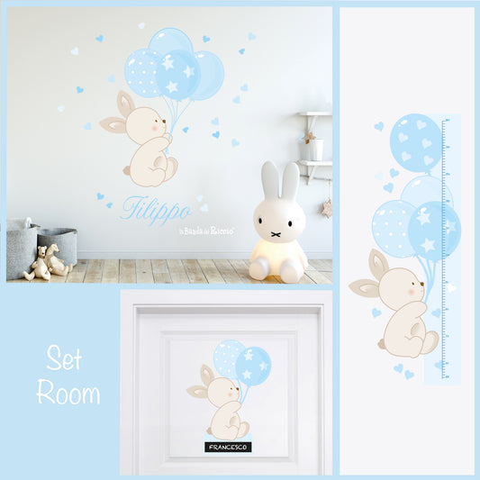 Set Room Bunny Balloons