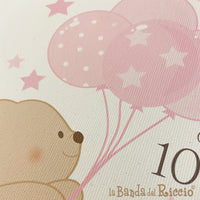 Quadretto nascita Bear Balloons
