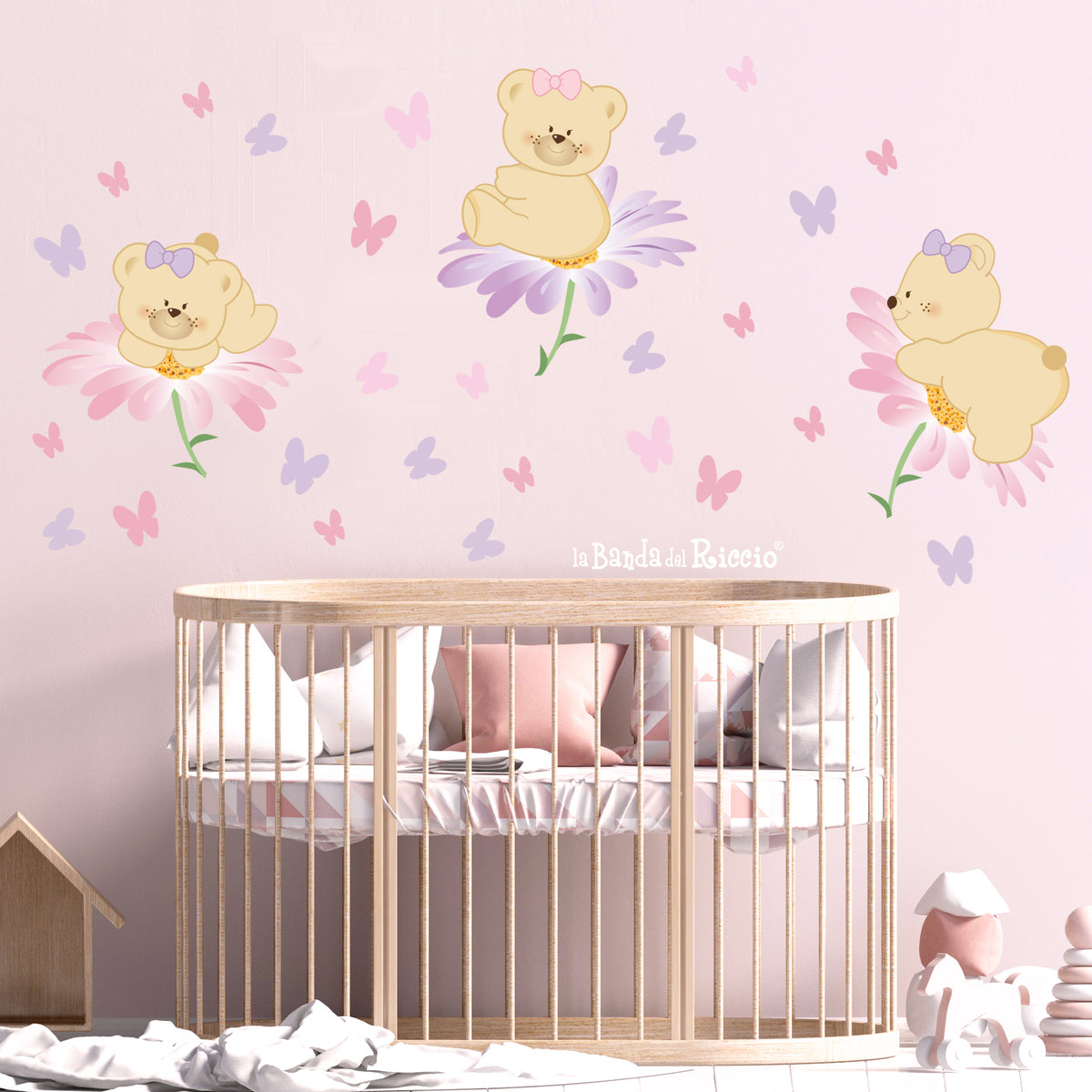 Bunnies on Flowers