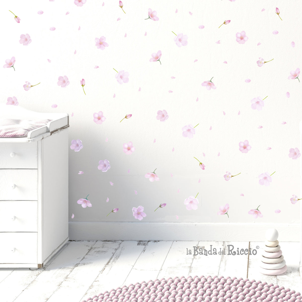 Peach Blossom Pattern Stickers