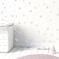 Peach Blossom Pattern Stickers