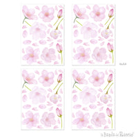 Peach Blossom Pattern Stickers