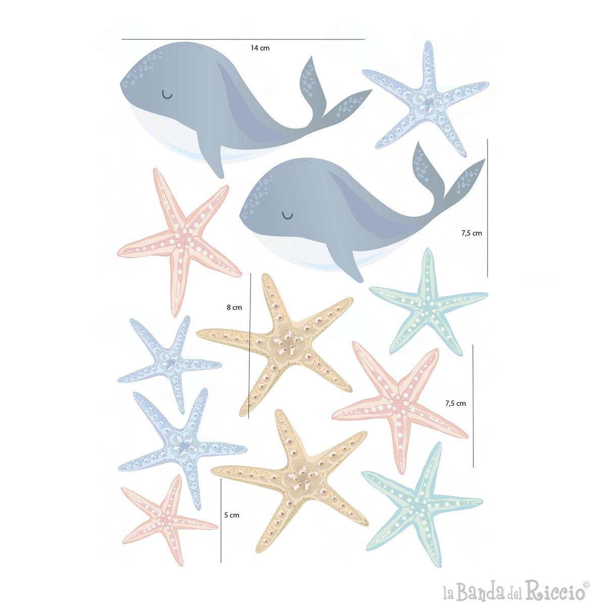Under the Sea Pattern Stickers