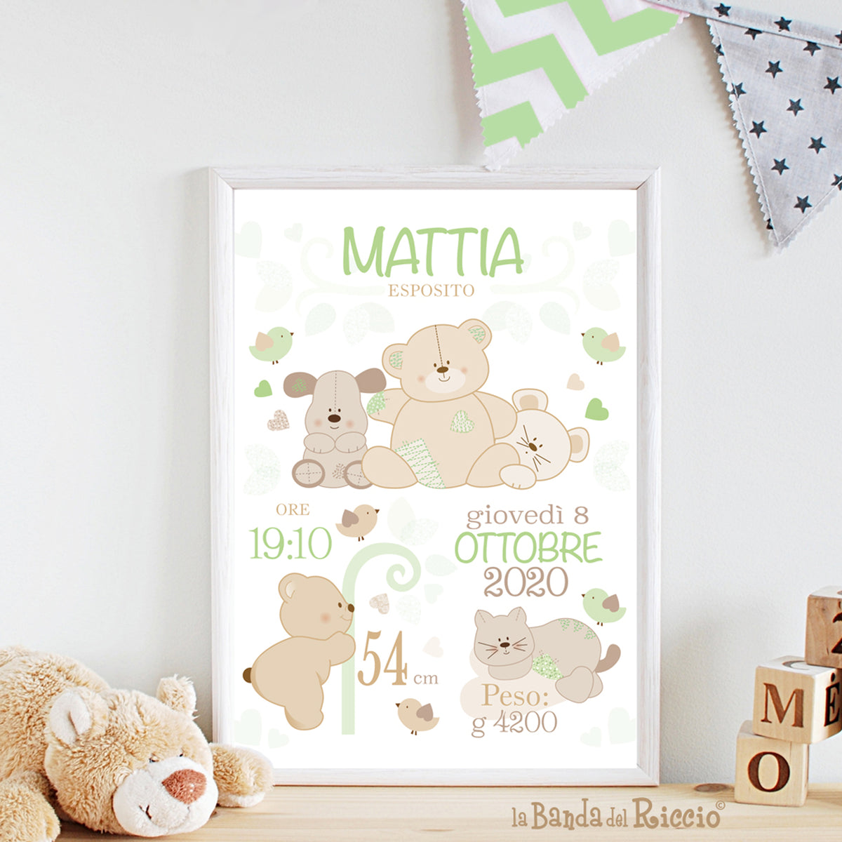 Quadretto nascita I Cuccioli