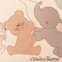 Quadro cameretta Palloncini con nome
