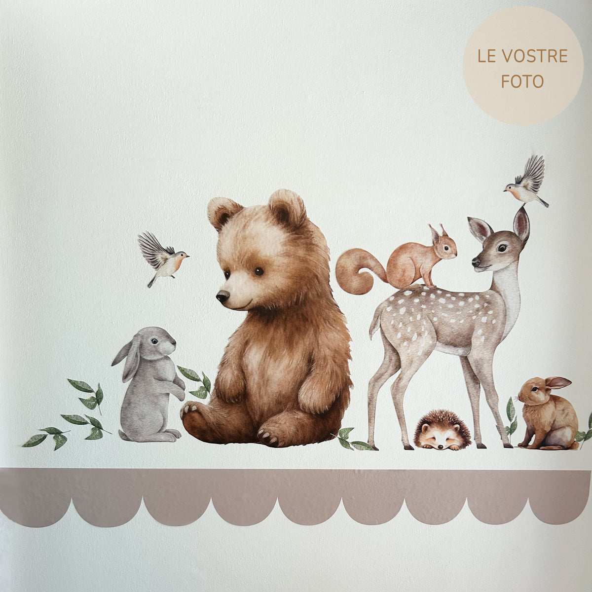 Gli animali del Bosco acquerello