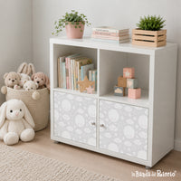 Carte adesive decorative per mobili IKEA KALLAX la Luna Sognante