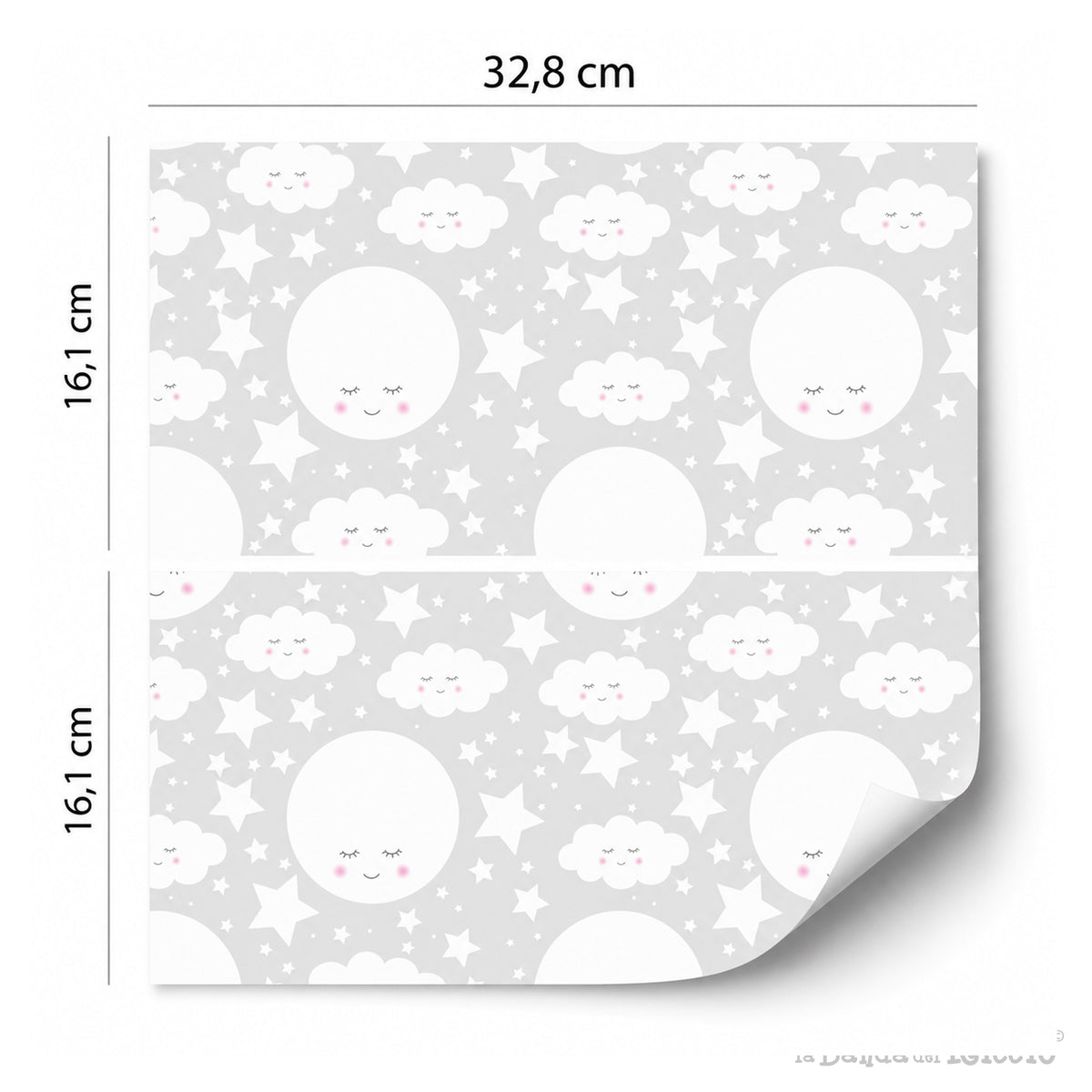 Carte adesive decorative per mobili IKEA KALLAX la Luna Sognante