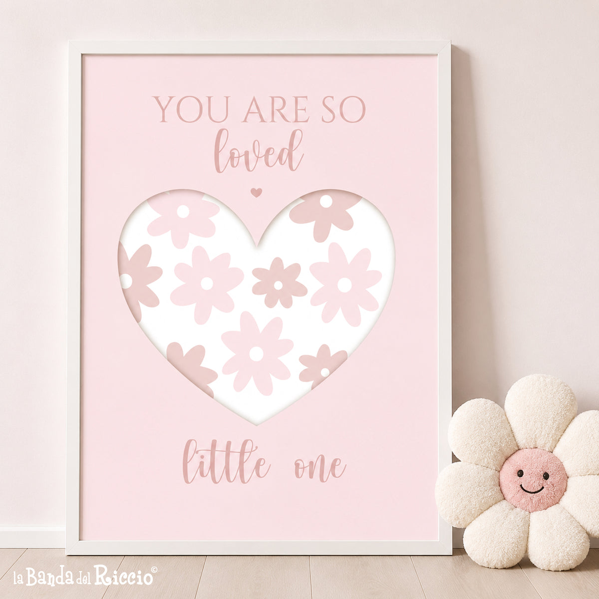 Personalised Girls’ Nursery Prints with Name | Daisies