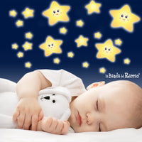 Stelle Fluorescenti, stelle gialle adesivi murali fluo
