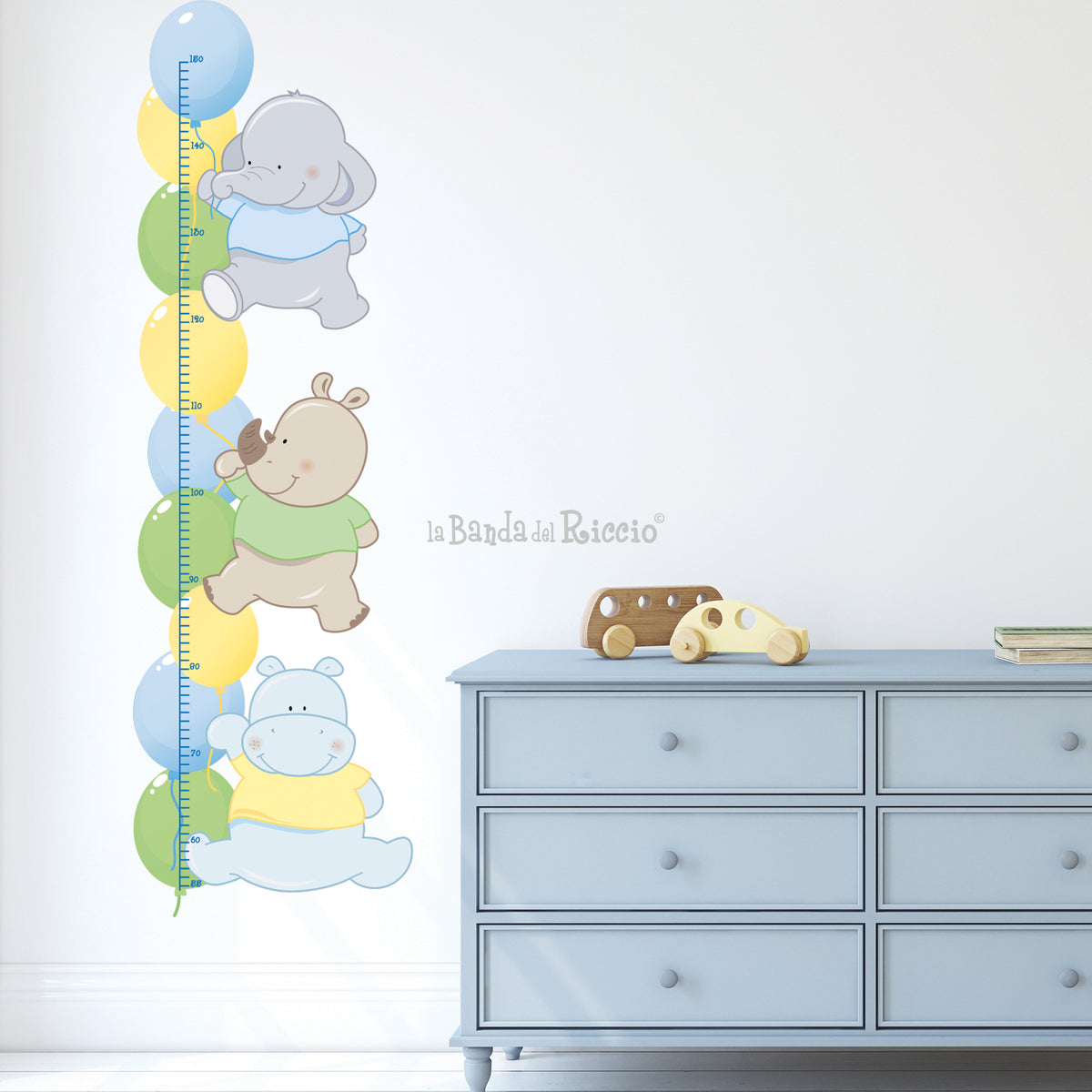 Balloons height chart