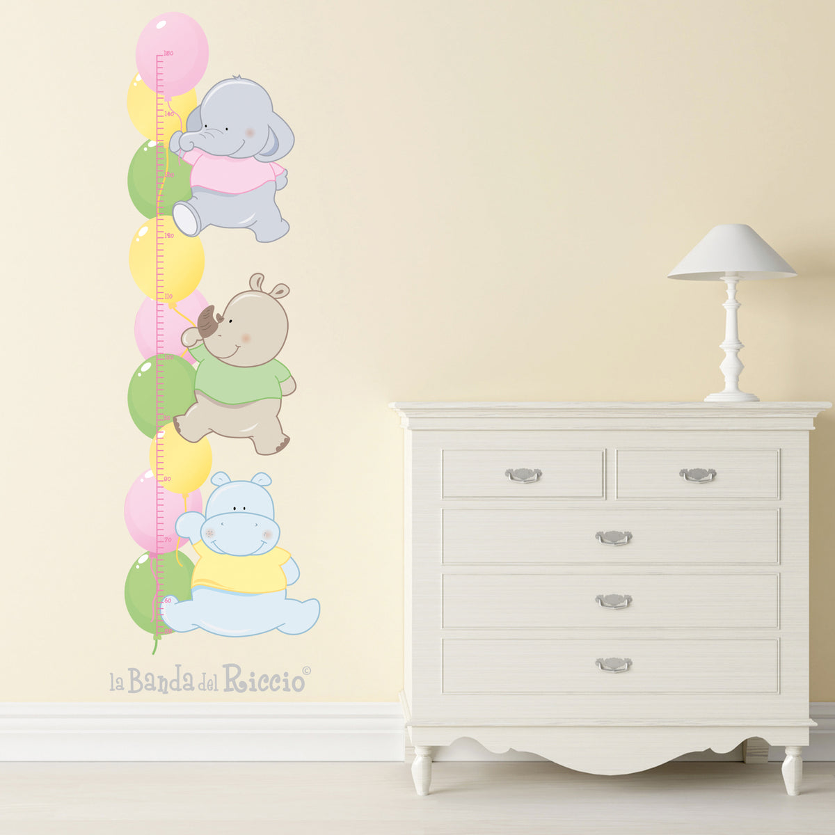 Balloons height chart