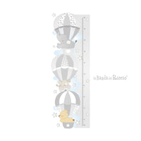 Hot Air Balloons 3 height chart