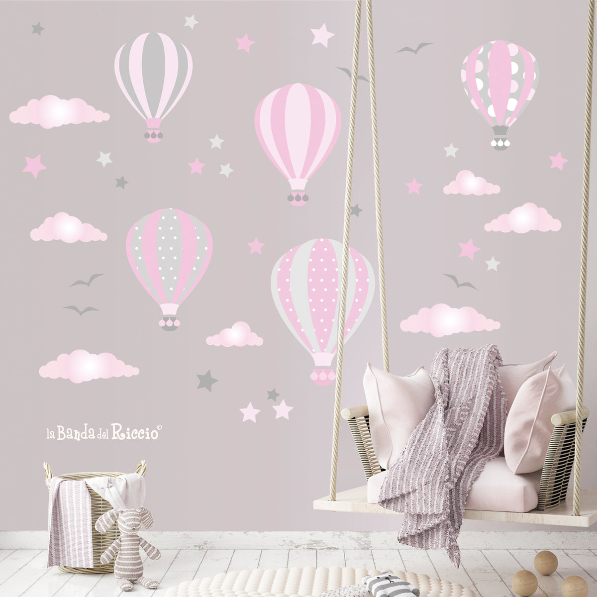 Adesivi murali Hot Air Balloons