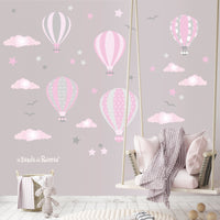 Adesivi murali Hot Air Balloons