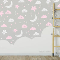 Little Clouds and Stars pattern