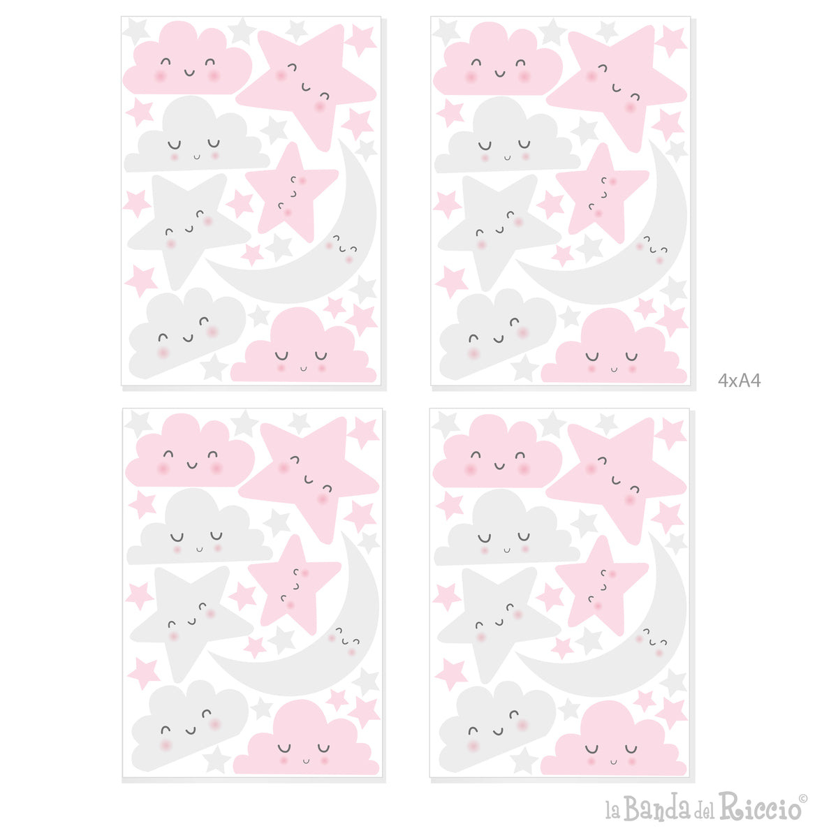 Little Clouds and Stars pattern