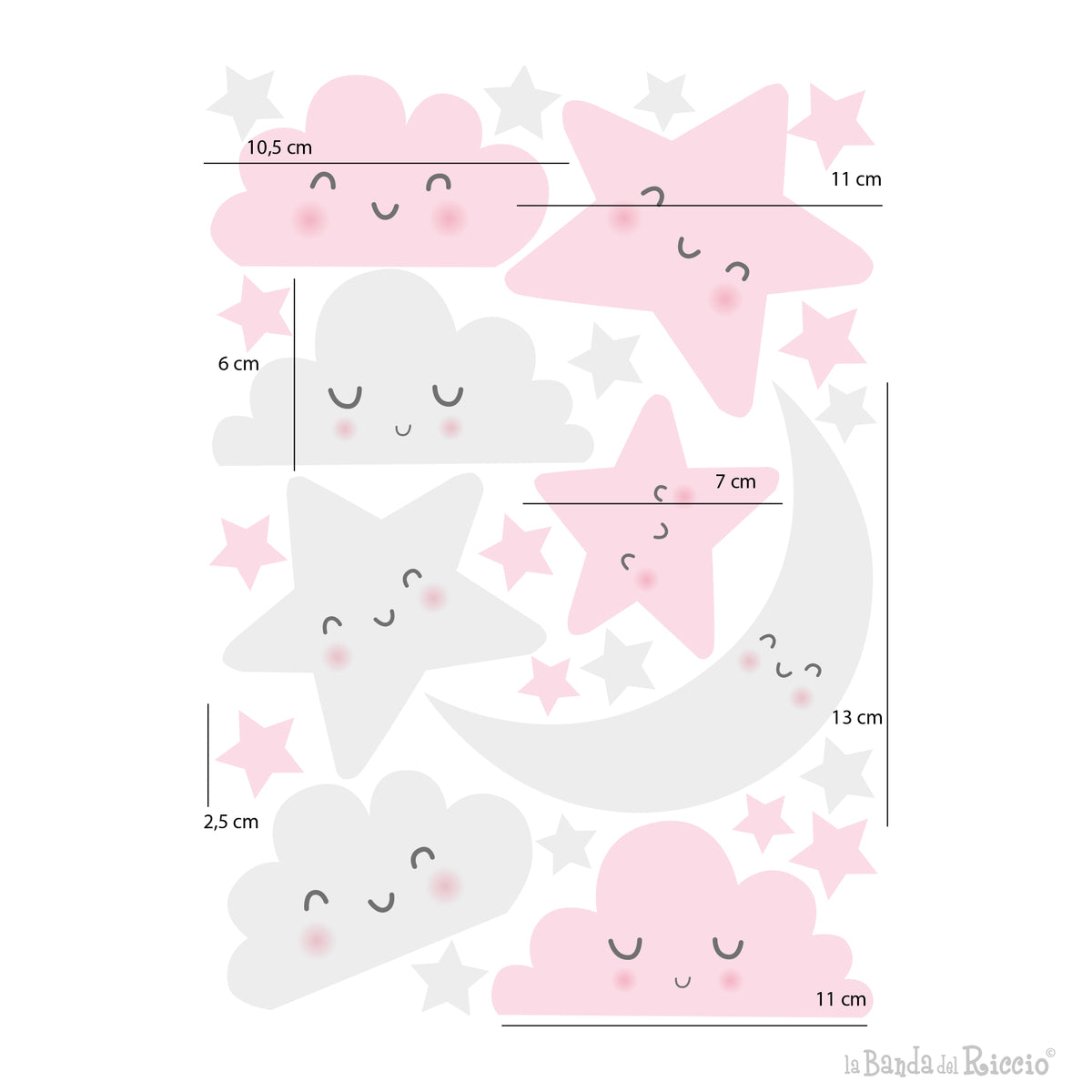 Little Clouds and Stars pattern