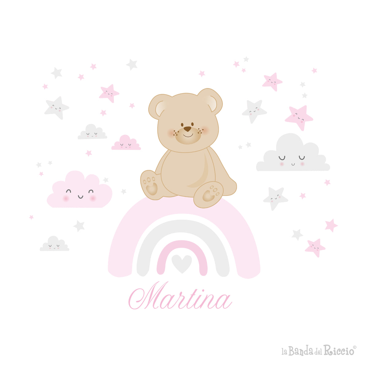 Set Room Orsetto sull' Arcobaleno