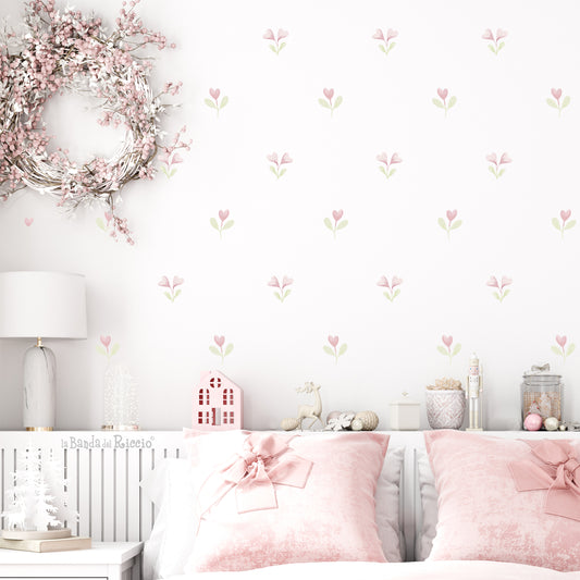 Piccoli fiori a cuore