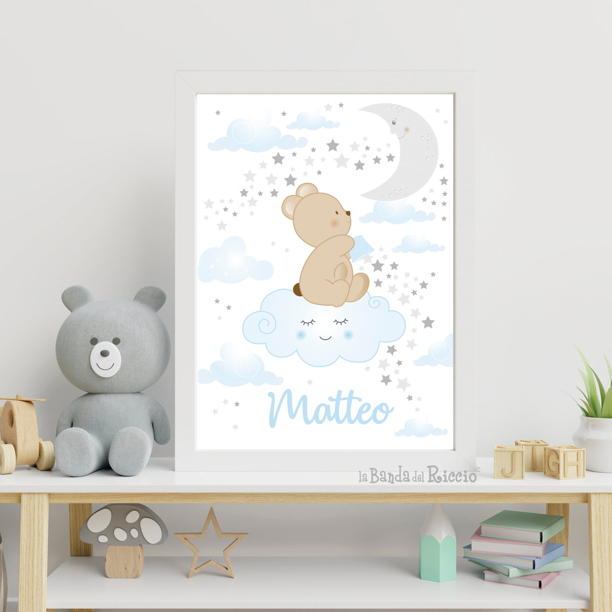 Quadro cameretta Stelle Cadenti
