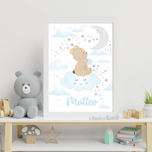 Quadro cameretta Stelle Cadenti