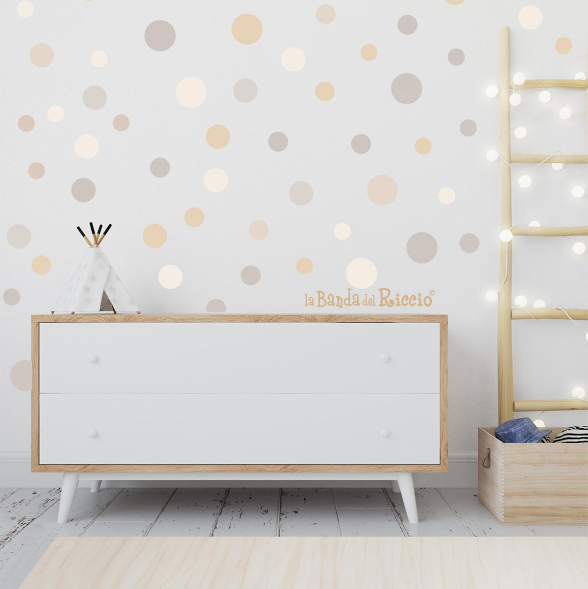 Polka dots Various sizes