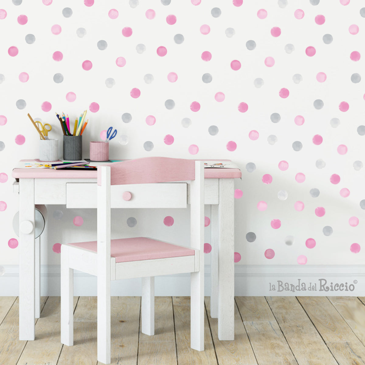 Pattern Pois Acquerello