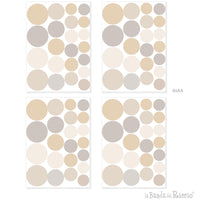 Polka dots Various sizes