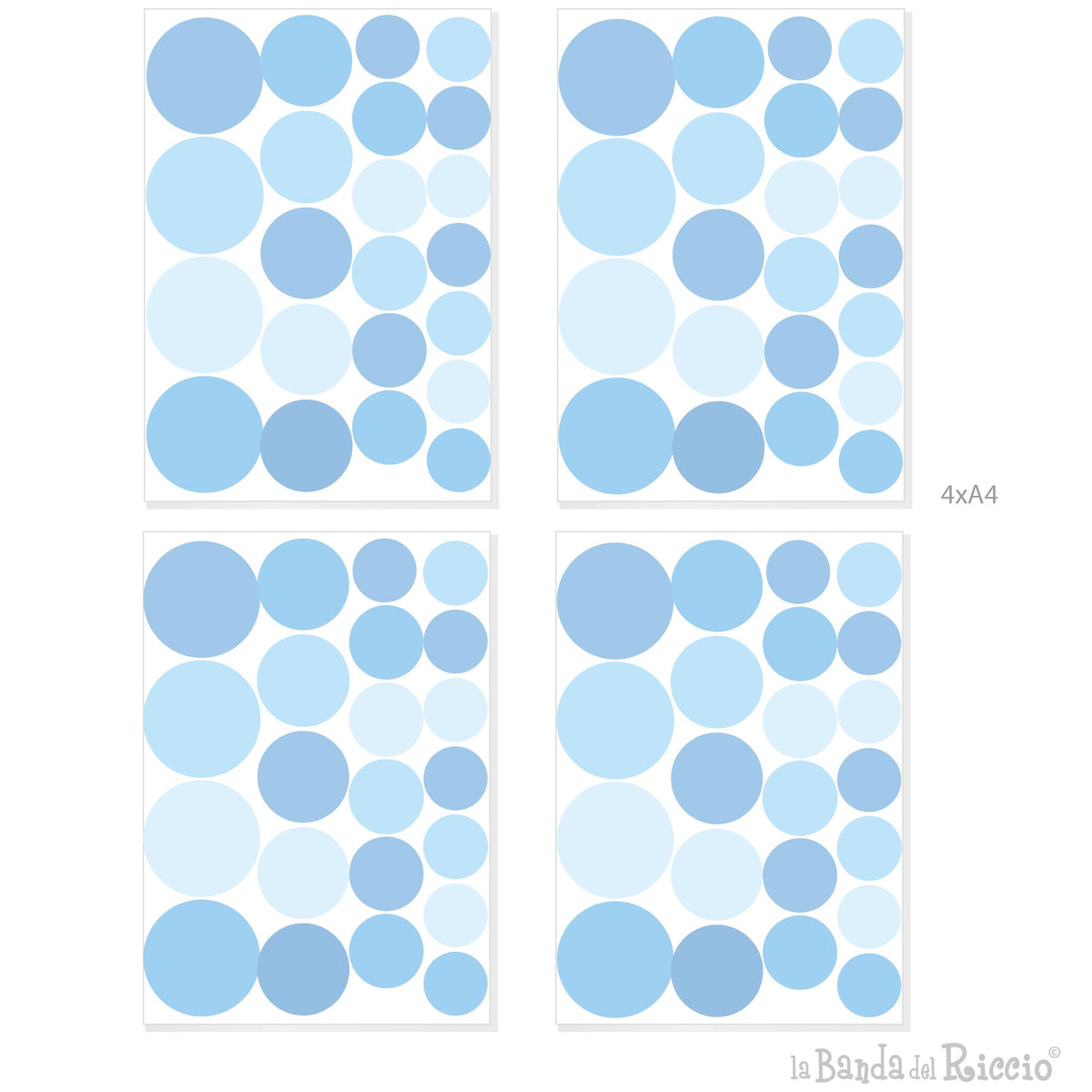 Polka dots Various sizes
