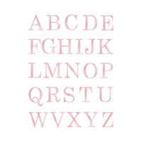 Nursery print Initial name with Bunny