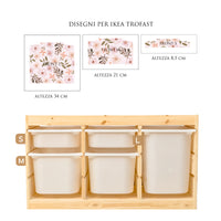 Stickers for Containers IKEA Trofast Bear on the Rainbow