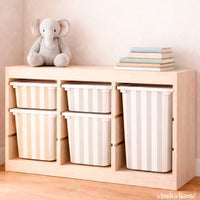 Adesivi per Contenitori IKEA Trofast Righe