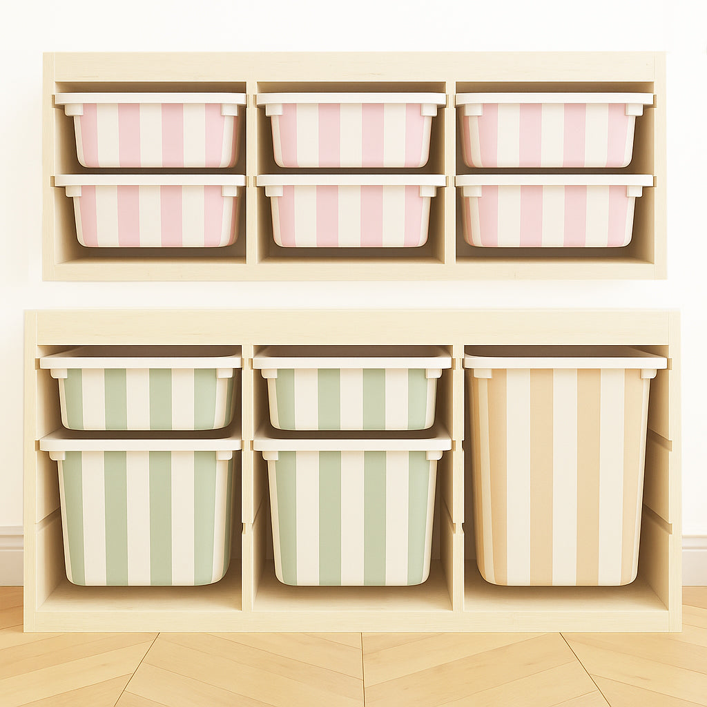 Adesivi per Contenitori IKEA Trofast Righe