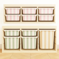 Adesivi per Contenitori IKEA Trofast Righe