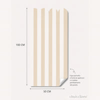 Striped Scalloped Wainscoting